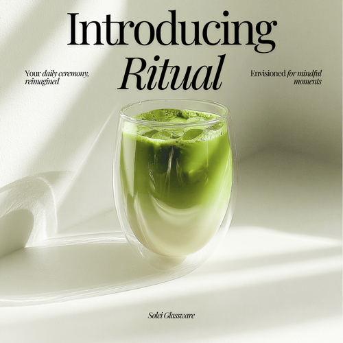 Solei Ritual Cup — 12 oz Double Wall Glass Cup